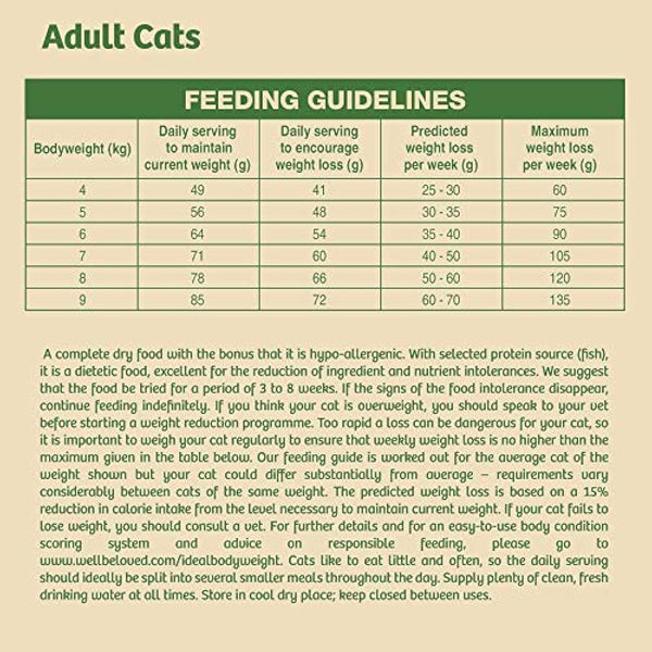 James Wellbeloved Light Adult Fish 3 x 1.5kg