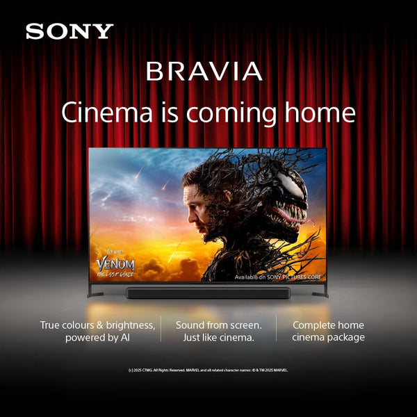 Sony BRAVIA, KD-65X75WL, 65 Inch, LED, Smart TV, 4K HDR, Google TV, ECO PACK, BRAVIA CORE, Narrow Bezel Design