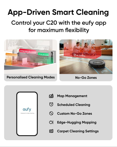 eufy Omni S1,Robot Vacuum Cleaner with Mop, Incredible Suction, All-in-One Station, Smart Obstacle Avoidance, Lift Mop, Wi-Fi, App, Alexa, Corner-to-Edge Deep Cleaning