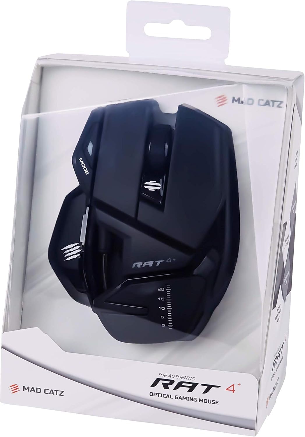 MAD CATZ R.A.T. 8+ Gaming Mouse (USB/Black/16000dpi/11 Buttons) - MR05DCINBL000-0