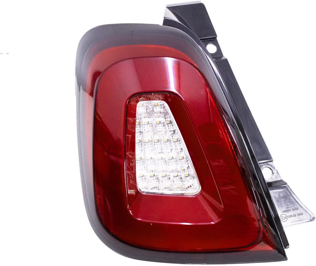 GAZOZ PERFORMANCE Fully LED Tail Lights W/Sequential Dynamic Turn Signals Compatible with 2017-2020 Abarth 500 595