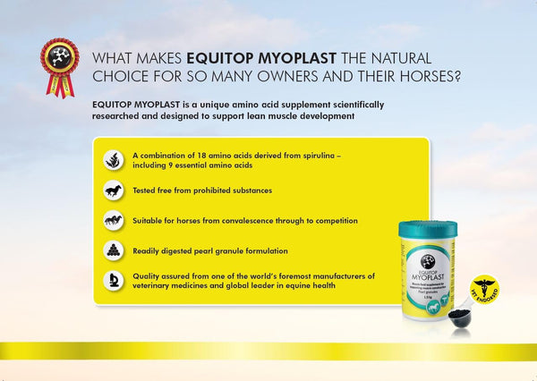 EQUITOP? Myoplast - Muscle Supplement for Horses, 1.5 kg
