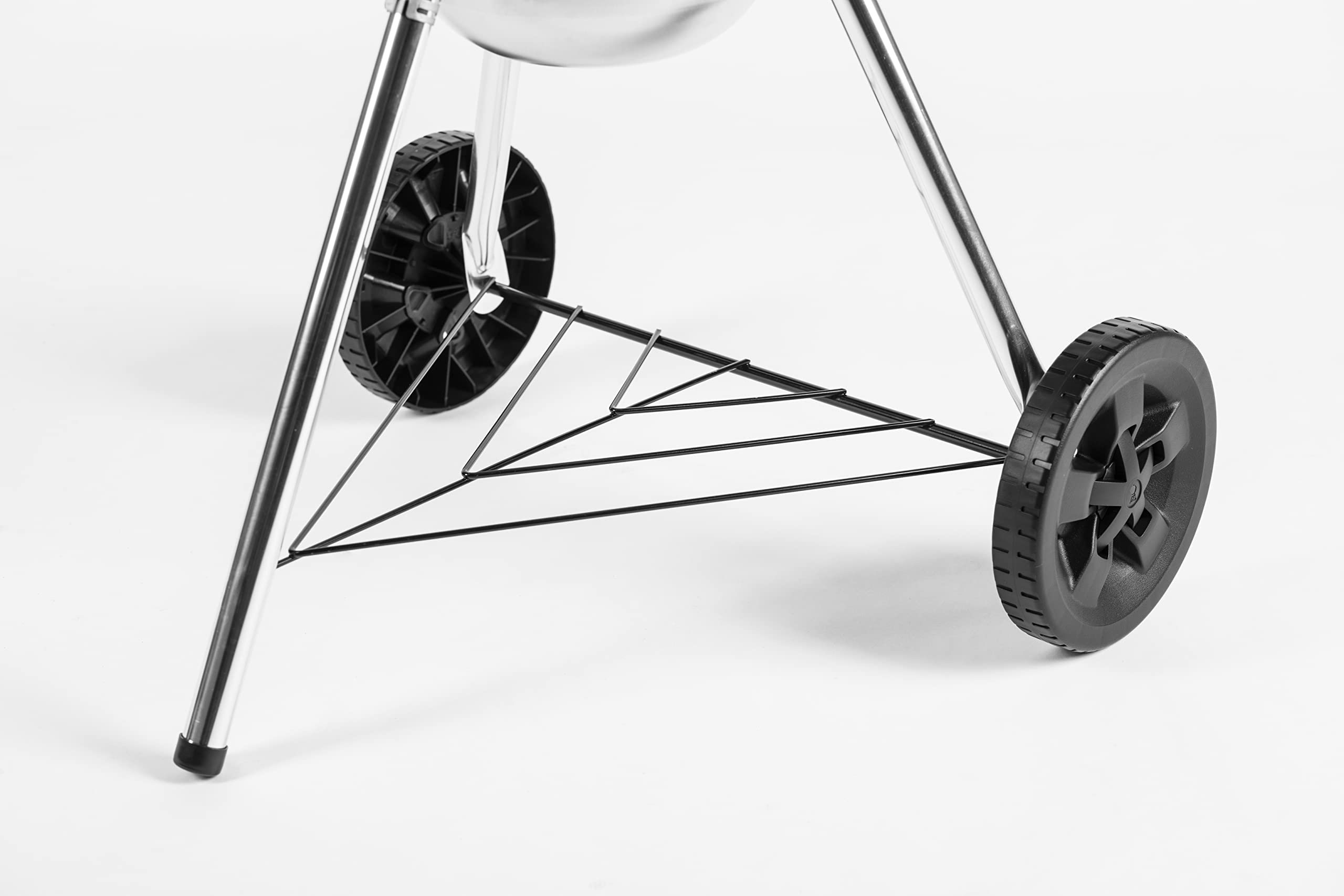 Weber Original Kettle Charcoal Grill, Ø 57cm Grill Area, BBQ Grill with Porcelain-Enamelled Lid & Bowl, Lid Thermometer, One-Touch Cleaning System - Black (14101004)