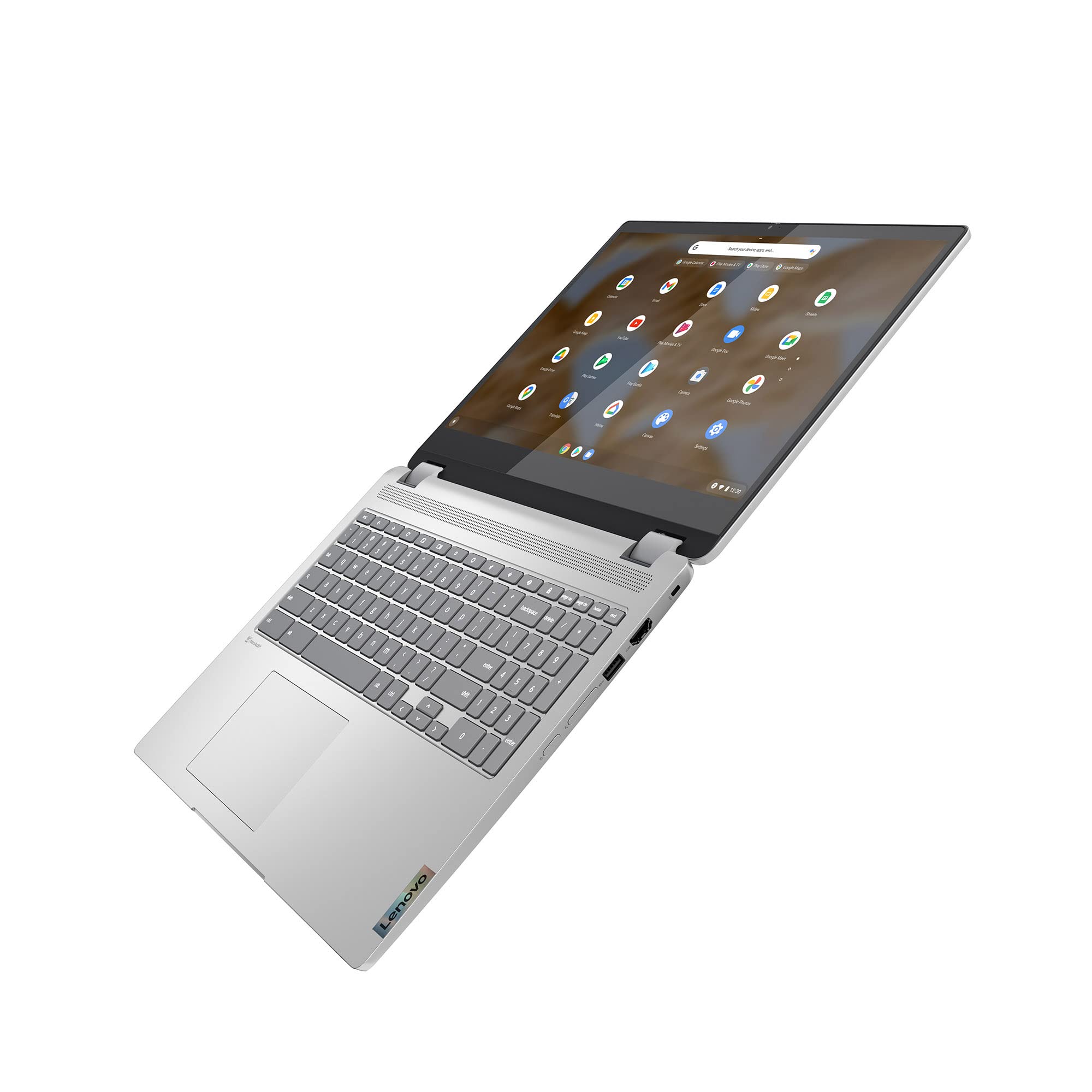 Lenovo IdeaPad Flex 3 Chromebook | 15 inch Full HD Laptop | Intel Pentium Silver N6000 | 8GB RAM | 128GB eMMC | Chrome OS | Arctic Grey
