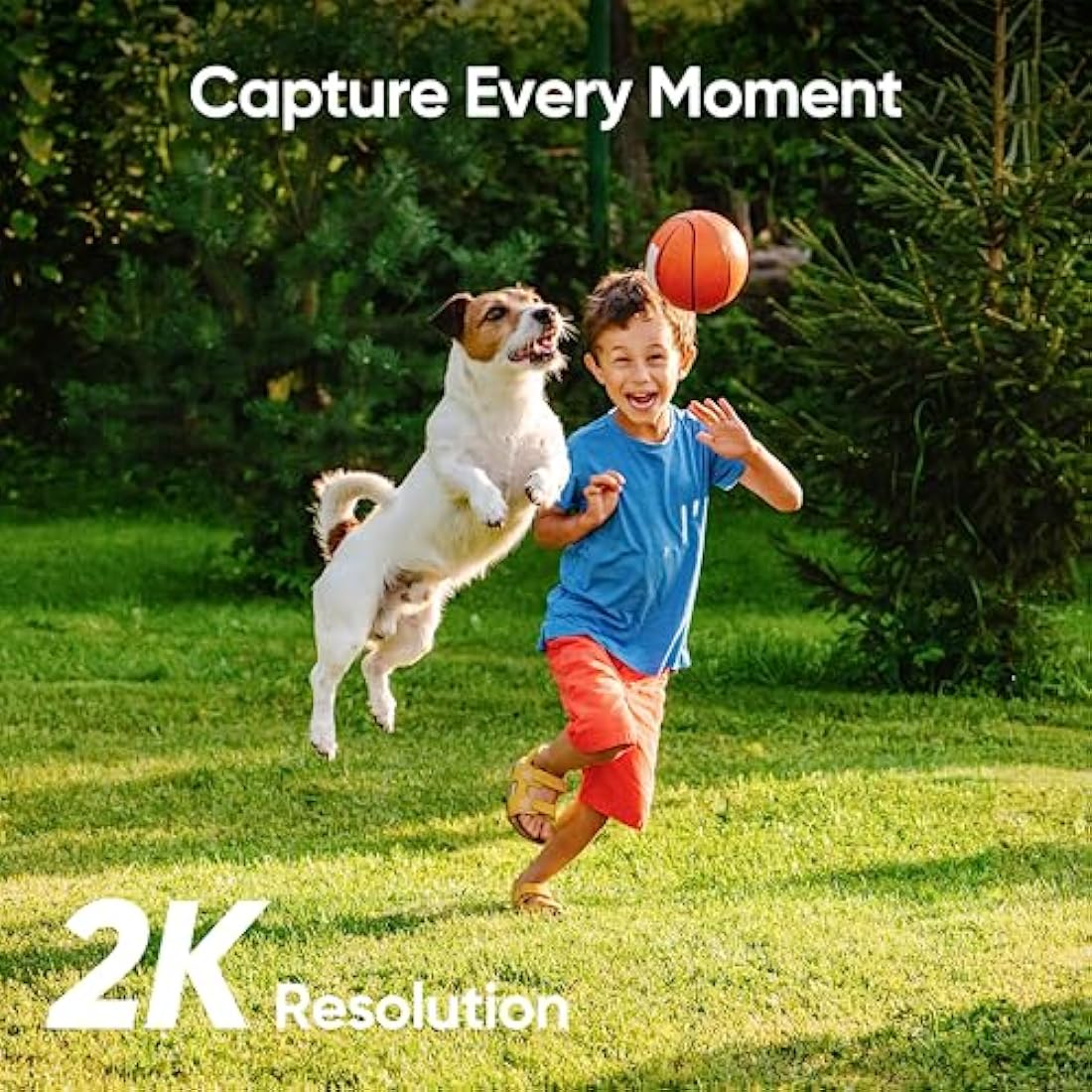 eufy Security SoloCam C210 Security Camera Outdoor Wireless, 2K Resolution Home Security Camera, IP67 Weather Resistant, No Monthly Fee, 2.4 GHz Wi-Fi, HomeBase S380 (HomeBase 3) Compatible