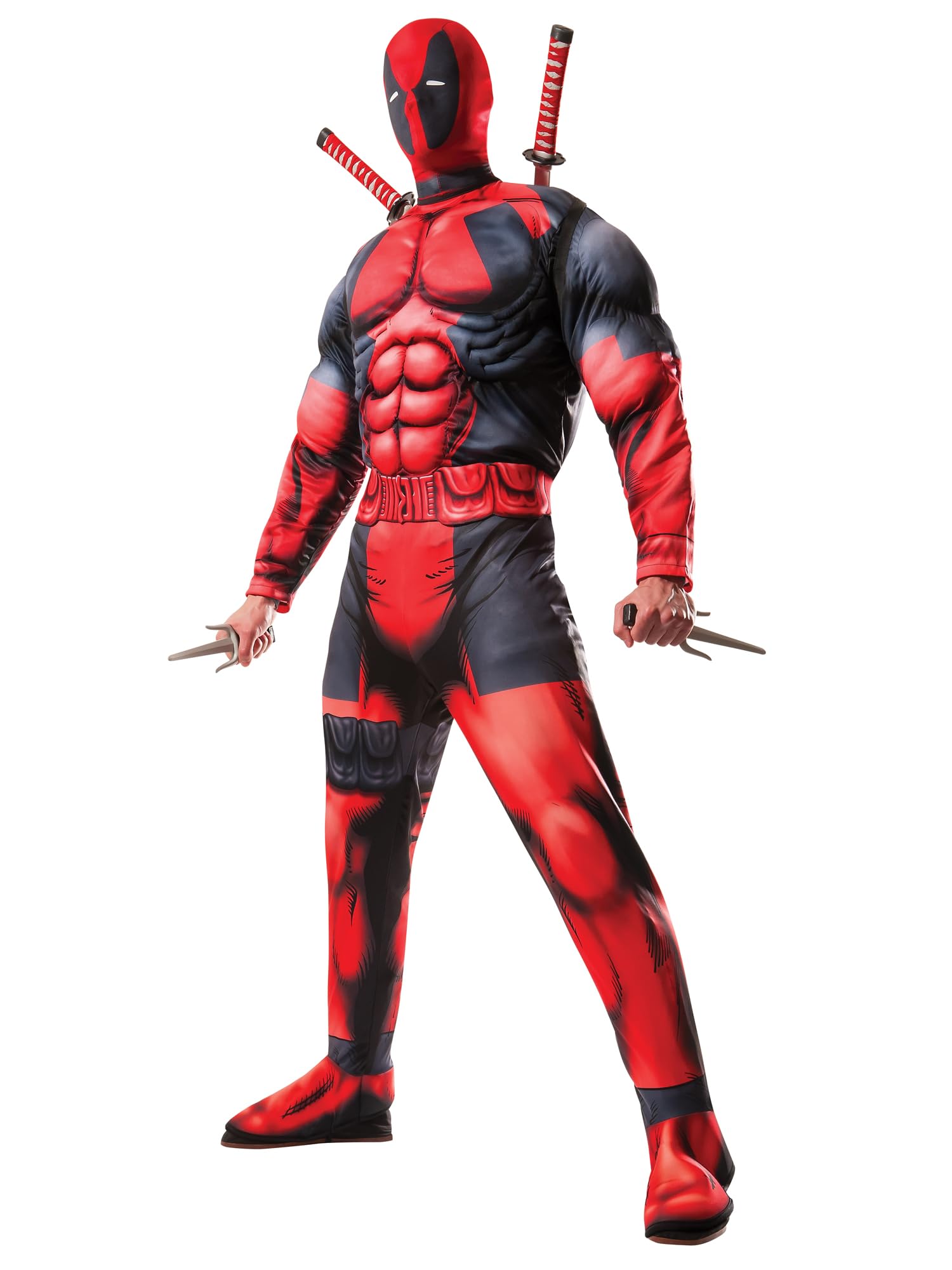 Rubies Official Marvel Deadpool Deluxe, Adult Costume Halloween