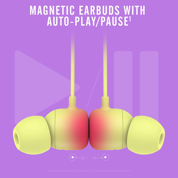 Beats Flex Wireless Earphones – Apple W1 Headphone Chip, Magnetic Earbuds, Class 1 Bluetooth, 12 Hours of Listening Time, Built-in Microphone - Smoke Grey