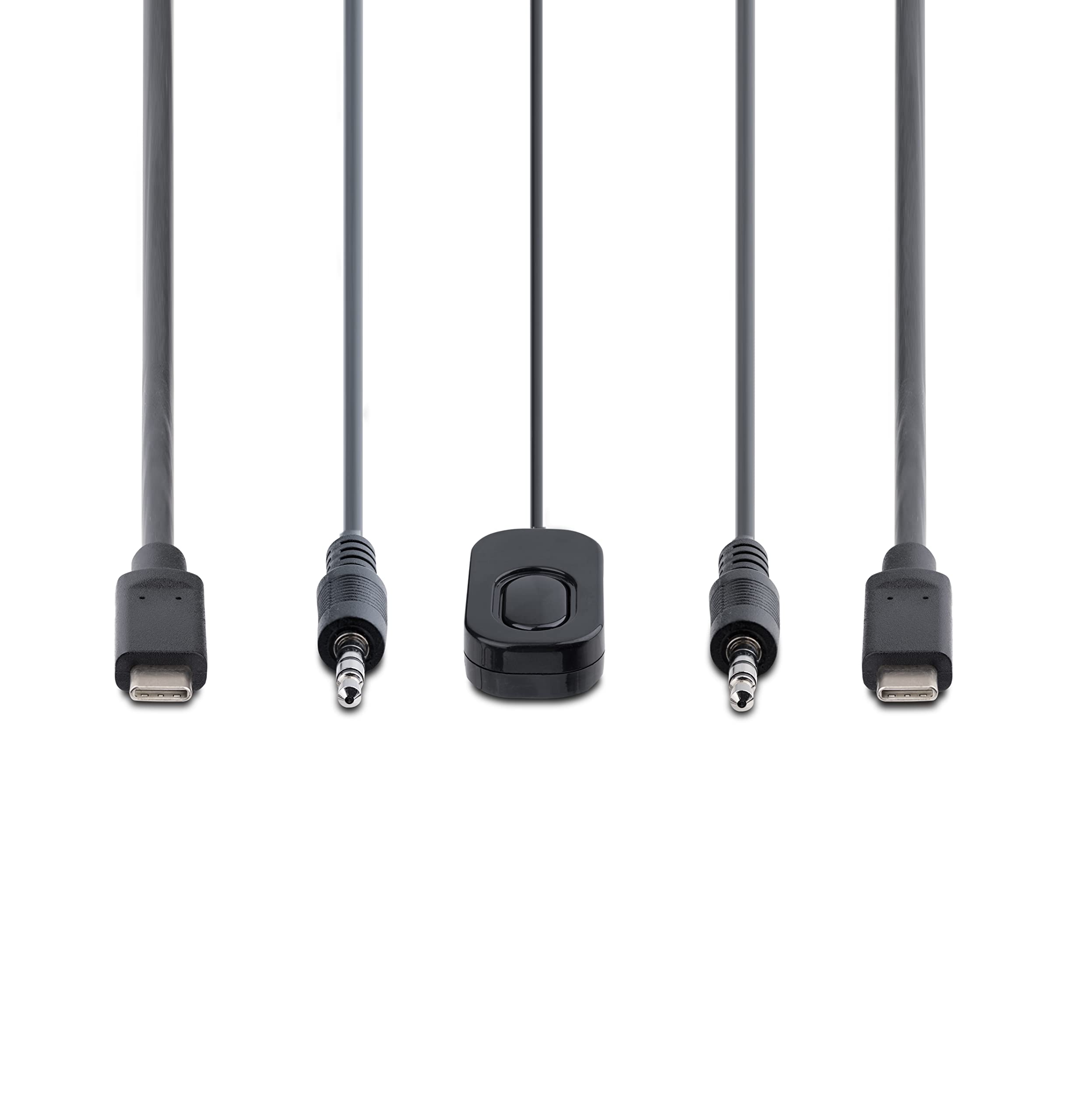 StarTech.com 2-Port Dual-Monitor DisplayPort Cable KVM Switch, 4K 60Hz, Compact KVM with 5ft/1.5m USB-A/DisplayPort/Audio Integrated Cables, Bus Powered, Remote/Hotkey Switching (C2-DD46-UA2-CBL-KVM)