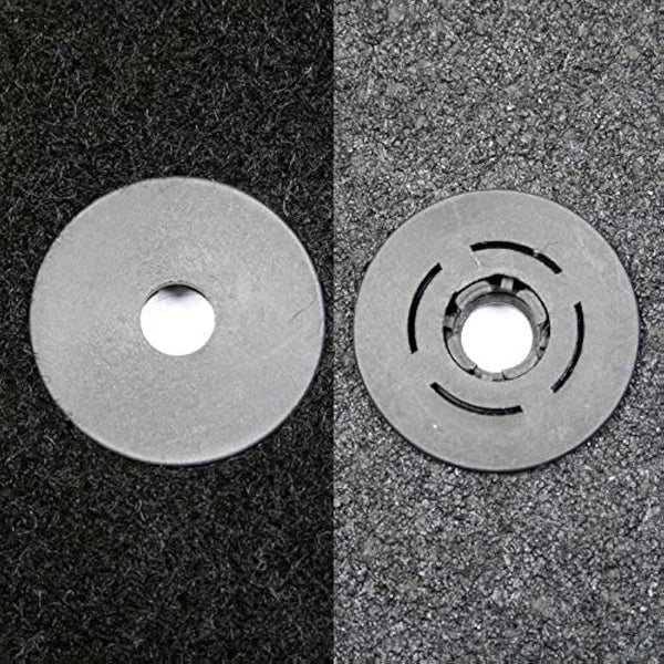 (Q17:CT65) 4 Piece Audi (2013-2018) A3 Vehicle Specific Car Mat Set Black Carpet Red Trim