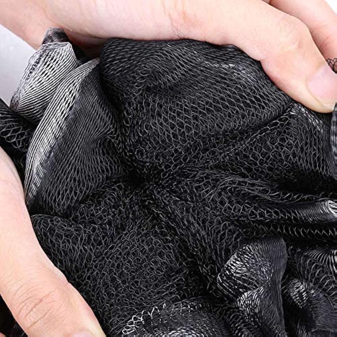 3 Pack Bath Shower Sponge JollyJelly Mesh Bath Loofahs Body Scrubber Brush for Women Men Exfoliate Skin Clean Soothe Skin (60g/PCS)