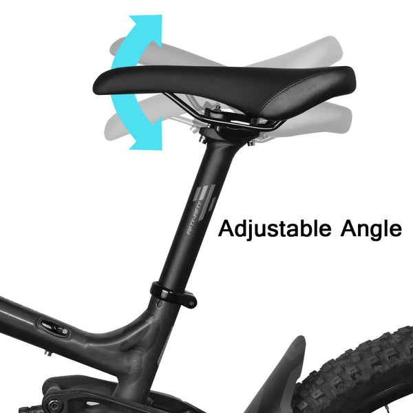 FIFTY-FIFTY Mountain Bike Seat Post, 27.2/30.9/31.6mm Aluminum Alloy Bicycle Seat Post, 350mm Length for MTB, Road Bike, E-MTB (31.6mm)