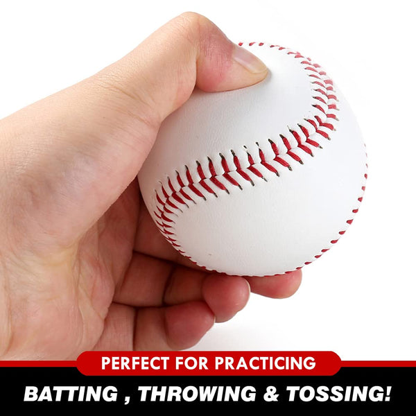 EASY BIG Softball Baseball Bat Set with Glove and Balls - 25 Inch/63cm Aluminum Bat for Pickup Games and Batting Practice