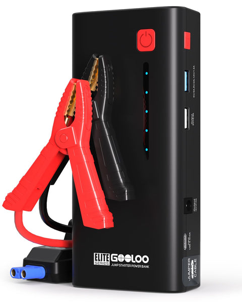 GOOLOO New GP2000 Jump Starter 2000A Car Starter Battery Pack (Up to 8.0L Gas, 6.0L Diesel Engine),12V Car Battery Charger Jumper Starter, Portable Lithium Jump Box with USB Quick Charge