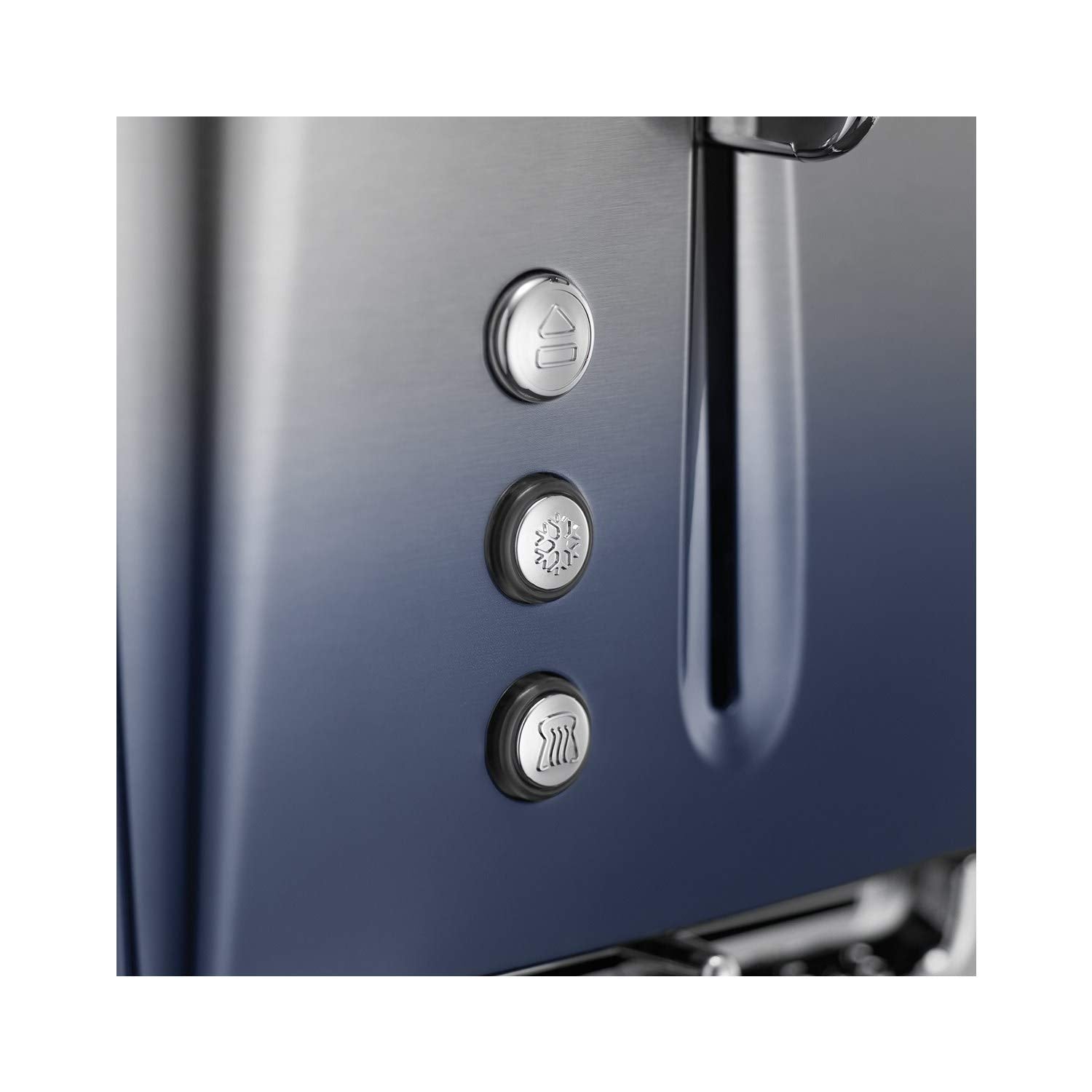 Russell Hobbs 4 Slice Eclipse Toaster with faster toasting technology (Independent slots, Lift & look, 6 Browning levels, Frozen/Cancel/Reheat with