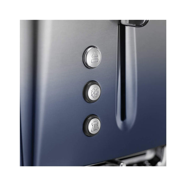 Russell Hobbs 4 Slice Eclipse Toaster with faster toasting technology (Independent slots, Lift & look, 6 Browning levels, Frozen/Cancel/Reheat with