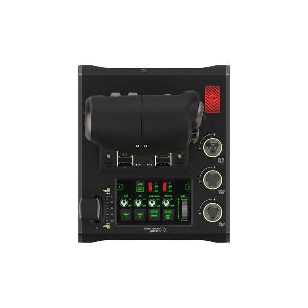 Turtle Beach VelocityOne Flightdeck - Universal HOTAS Simulation Joystick & Throttle with Touch Display, Stick Mounted HUD and Contactless Sensors for Air and Space Combat on Windows 10 & 11