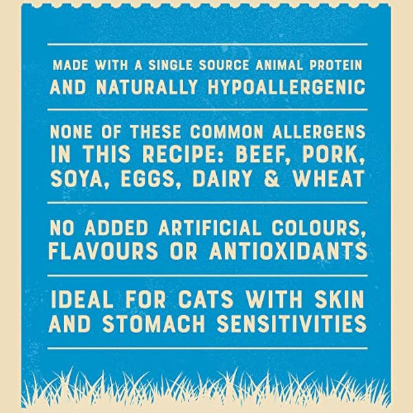 James Wellbeloved Complete Hypoallergenic Adult Dry Cat Food Made With 100% Natural Ingredients and One Source of Animal Protein (Fish), 4 kg