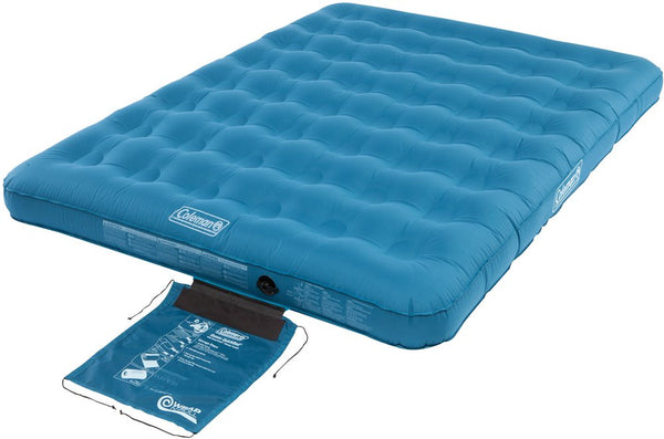 Coleman Luftbett Extra langlebiges Einzelbett/Doppelbett, Campingbett, Beflocktes Einzel-/Doppel-Luftbett, aufblasbare Luftmatratze, stabiles und langlebiges Komfortbett für den Innen und Außenbereich