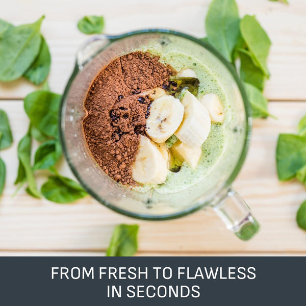 Tefal Blendforce II Blender, 2L Plastic Jug, 1.25L Effective Capacity, 600W, 4 Removable Stainless Steel Blades, Smoothie, Ice Crush, 2 Speeds + Pulse, Kitchen Shakes Maker, Black, BL420840