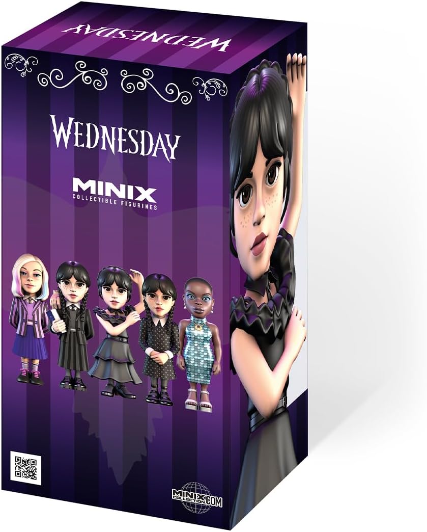 MINIX - TV Series #127 - PVC Figure 12 cm - Wednesday - Wednesday in Ball dress