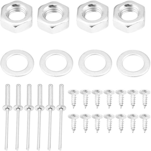 Universal Bonnet Pin Kit - Black, Lock Latch for Racing Sport Car Hood