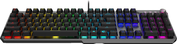 MSI Vigor GK71 Sonic Mechanical Gaming Keyboard (UK Layout) - MSI Sonic Red Switches (Linear), Ergonomic Keycaps, Anti-slip Base, Per-key RGB Mystic Light, USB 2.0 - Full-Sized