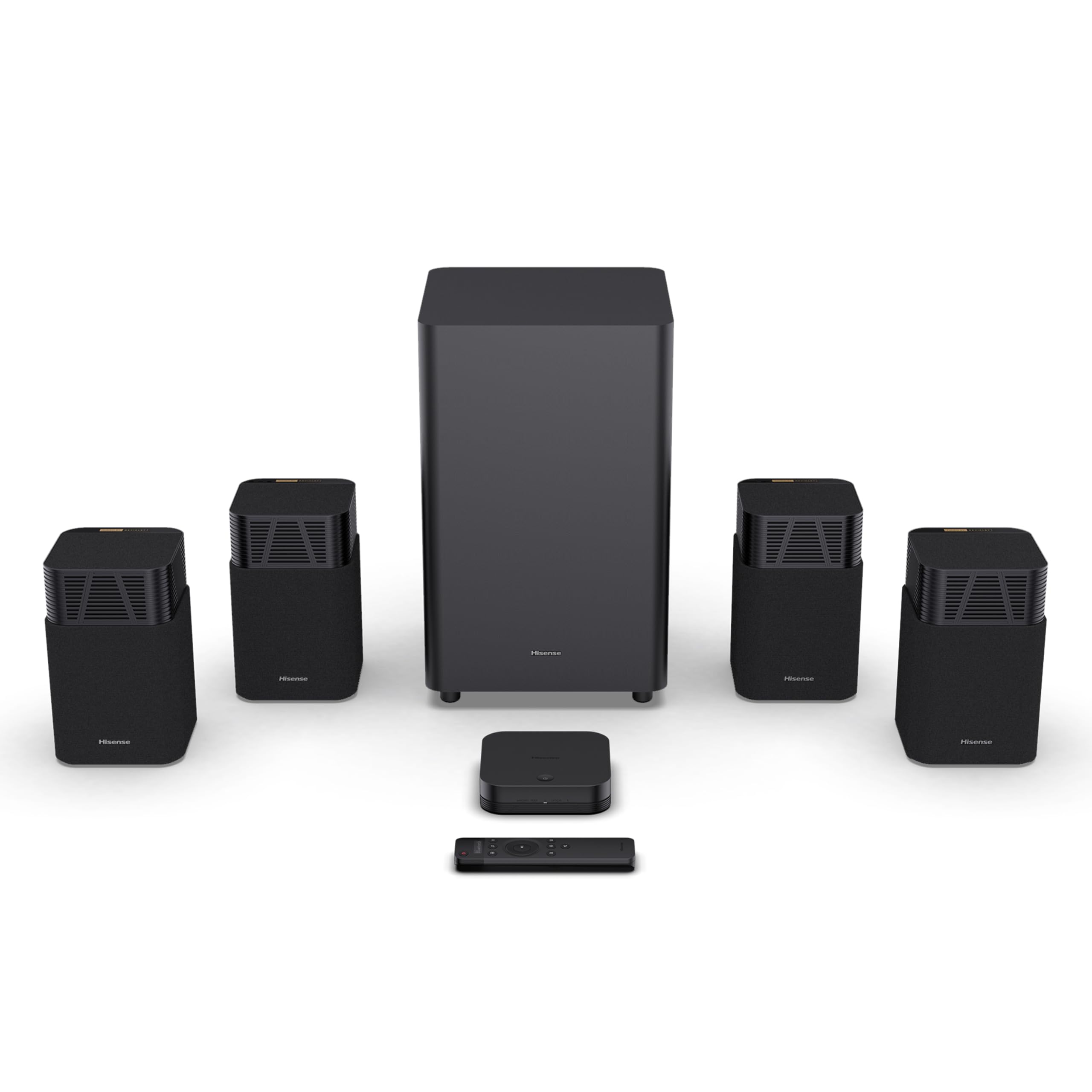 Hisense AX5125H 5.1.2 Channel 500W Dolby Atmos Soundbar with Wireless Subwoofer& Up Firing Speakers& Turly Wireless Rear Speakers