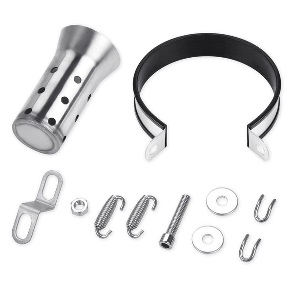 38mm 51mm Universal Motorcycle Golden Muffler Exhaust Stainless Steel Slip on Exhaust Pipe 1.5" 2" for Dirt Bike Street Bike Scooter ATV