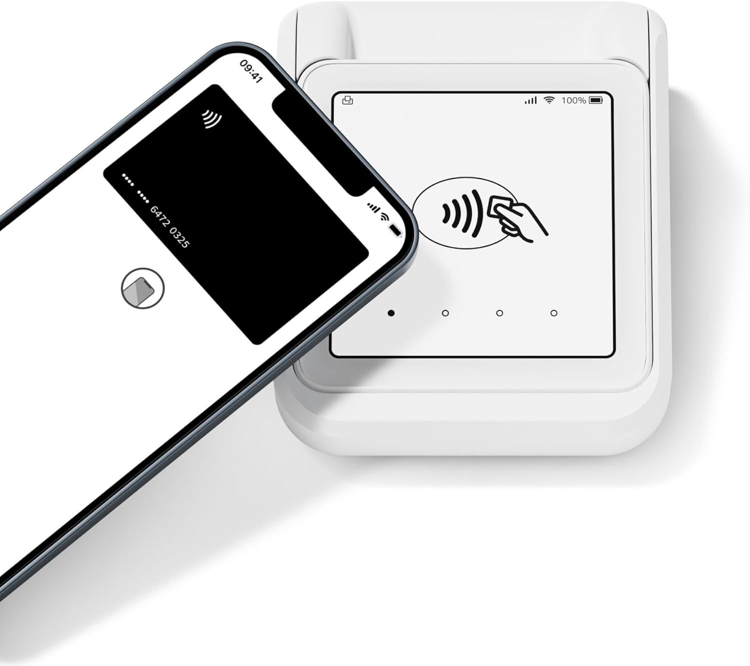 SumUp Solo & Printer Bundle – Contactless Credit Card Payment Card Reader with Charging Station & Printer for Receipts. Full touch-screen interface with free SIM card and unlimited mobile data