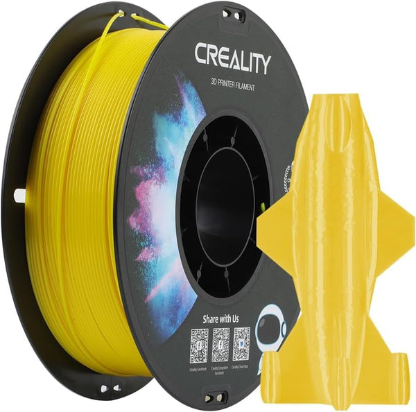 Creality CR-PETG PLA Filament 1.75mm 3D Printing Filament 4 KG, Excellent Toughness High Precision, Odorless Non-Toxic Moistureproof, 1kg(2.2lbs) Glossy for 3D Printer (Black+White+Red+Blue)*1KG