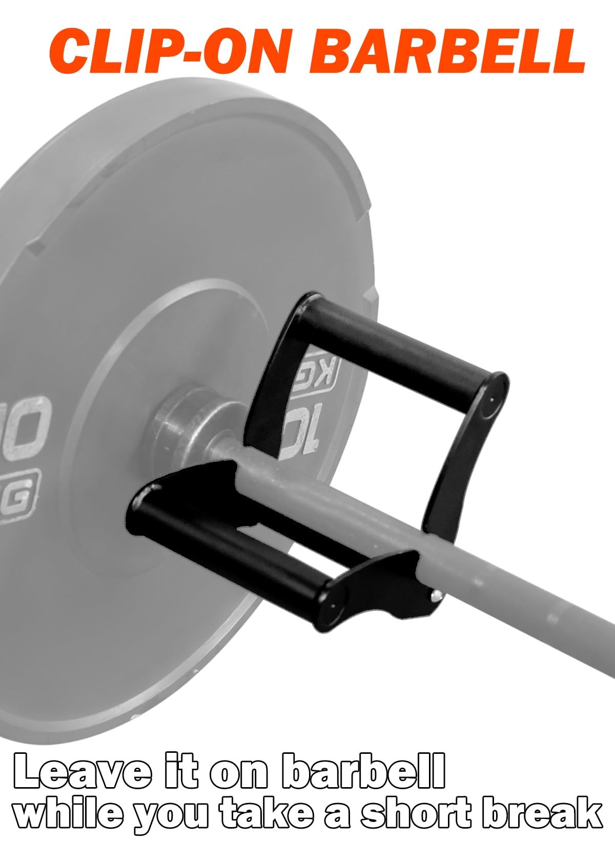 Fitarc V Bar Row Landmine Handle Portable Landmine Attachment for Olympic Bars - Exercise Back, Arm, Shoulder