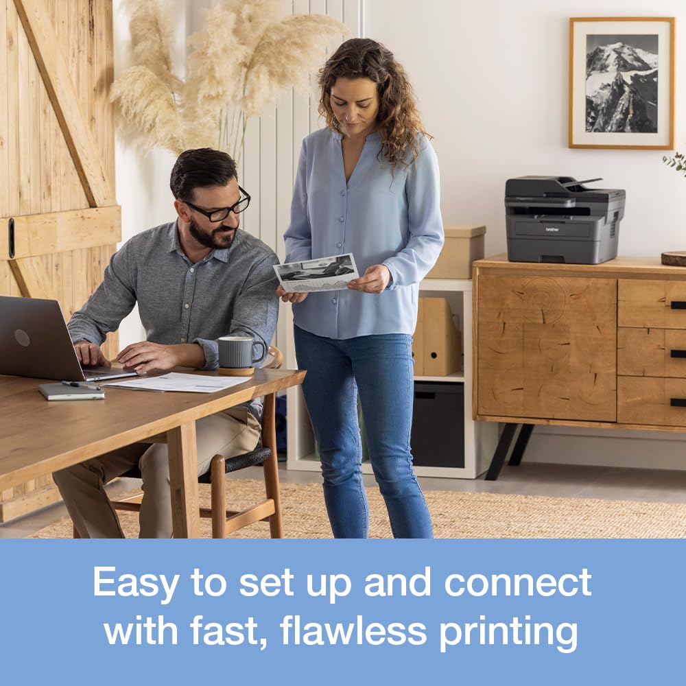 Brother DCP-L2620DW 3-in-1 Mono Laser Printer |Print, copy & scan|Automatic 2-sided print |A4|UK Plug