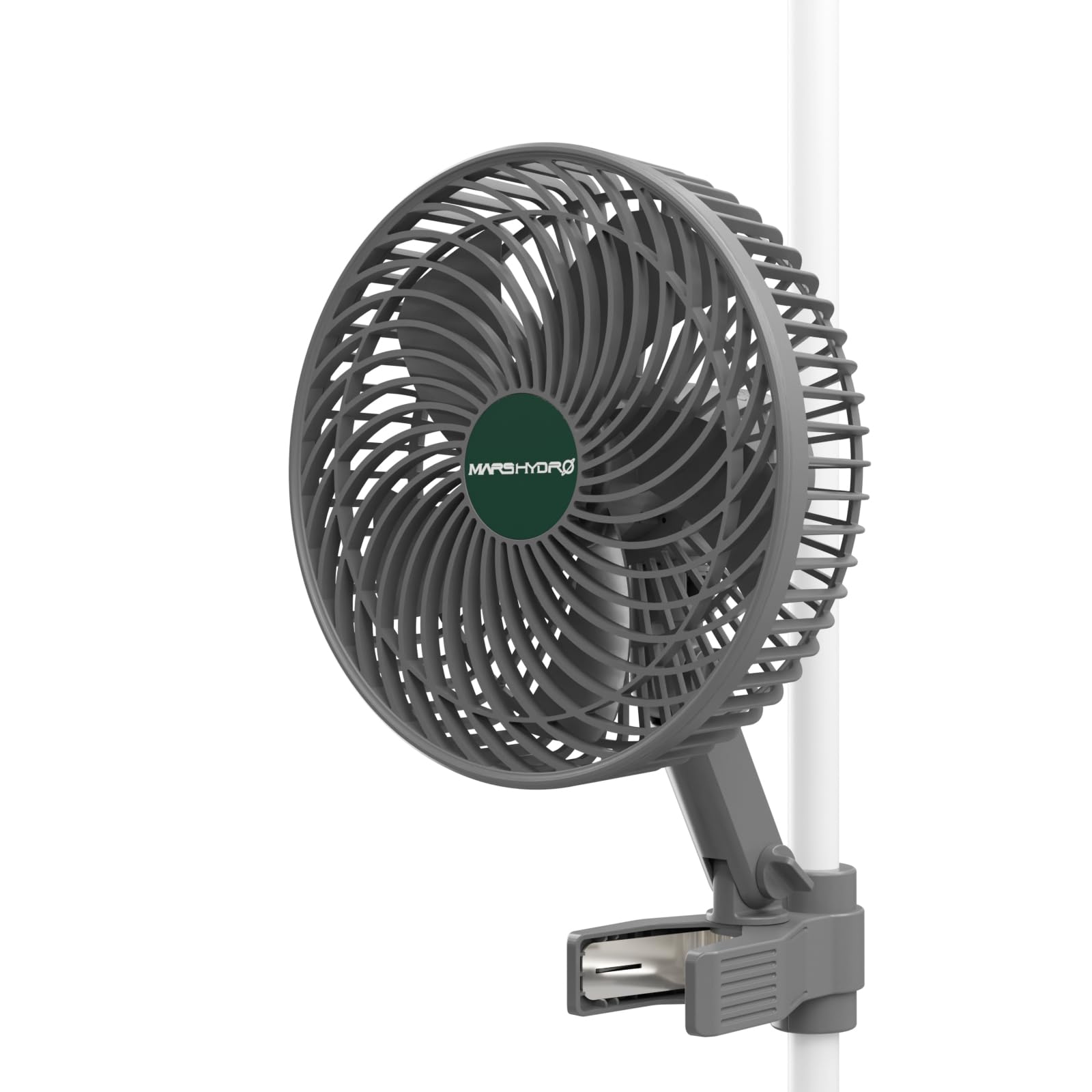 Mars Hydro 6 Inch Clip-On Fan for Grow Tent, Powerful Oscillating Clip Fan with 10w Low Noise for Hydroponic Plants Hydroponic Ventilation Circulation