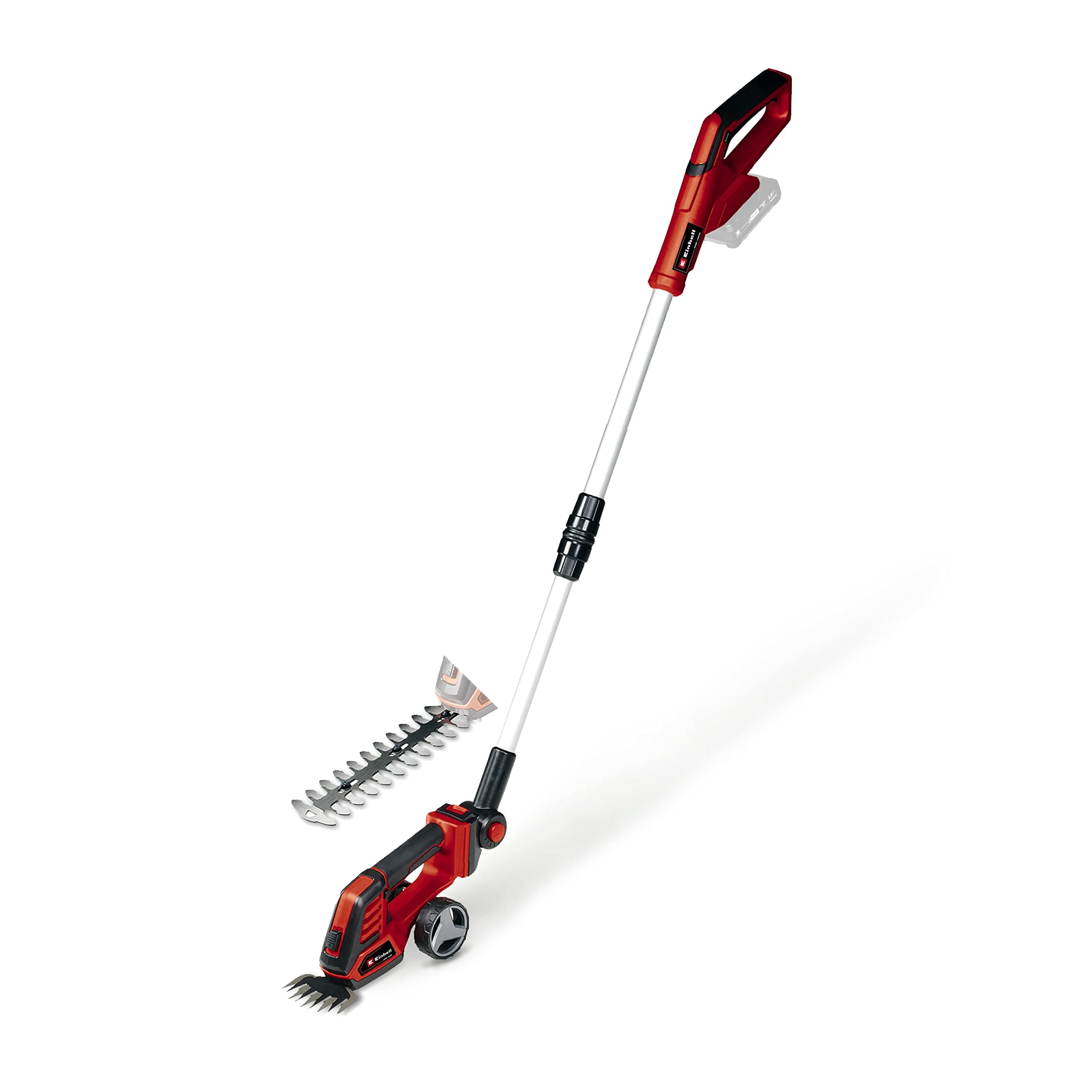 Einhell Power X-Change 18V Cordless Electric Shears With Telescopic Handle - Easy Change 2 Blade System For Cutting Grass, Brushes And Shrubs - GE-CG