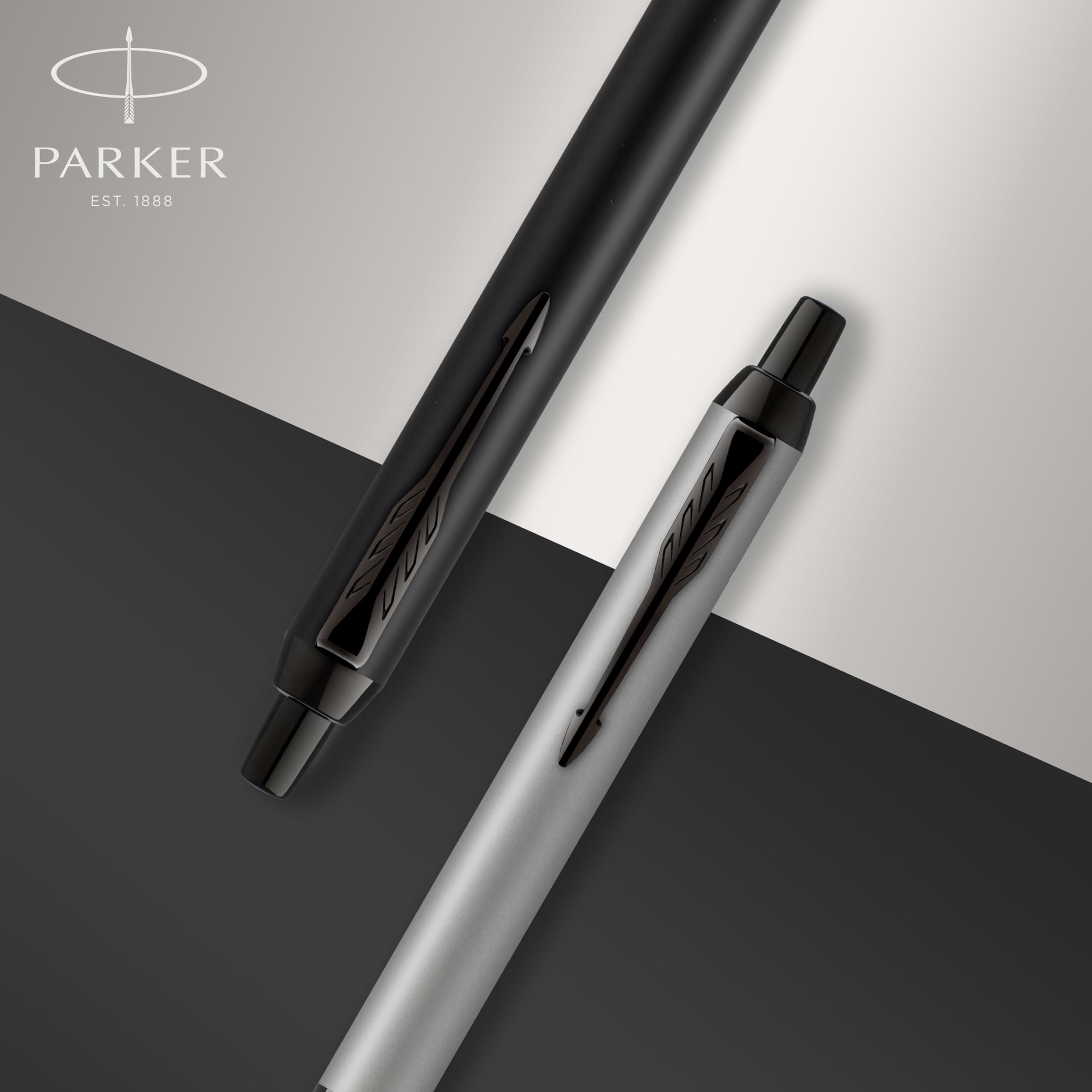 Parker IM Ballpoint Pen | Dark Espresso with Medium Point Blue Ink Refill | Gift Box