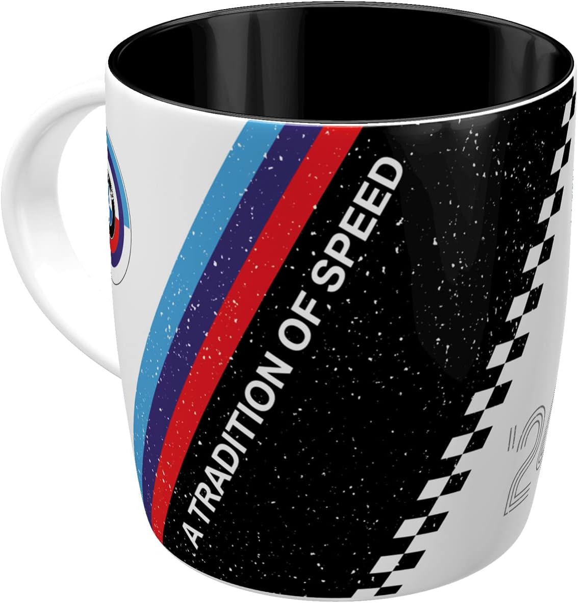 Nostalgic-Art Retro Coffee Mug 330ml BMW Motorsport - Tradition of Speed - Gift Idea for BMW Accessories Fans Original Licensed Product (OLP) Ceramic Mug for Coffee Vintage Design