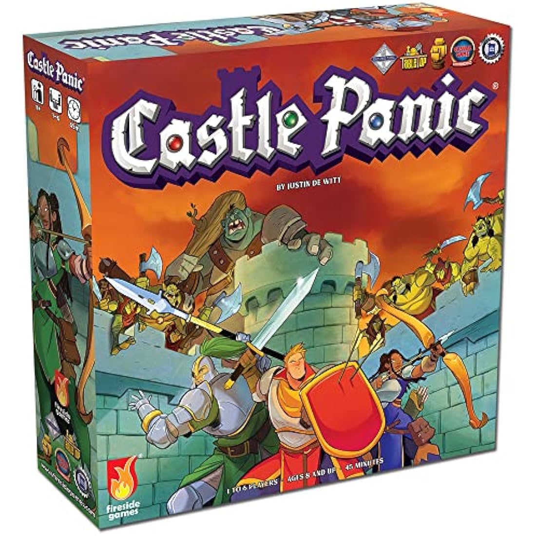 Fireside Games | Castle Panic 2nd Edition | Board Game | Ages 8+ | 1-6 Players | 60+ Minutes Playing Time