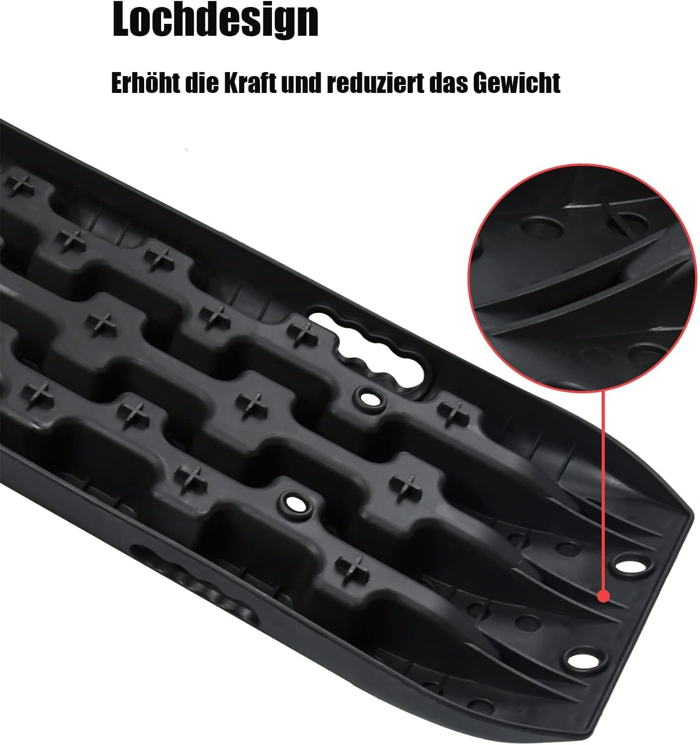 SAILUN Heavy Duty Traction Aid Recovery Boards, 2 x Sand Mats, 10T Load for Mud, Snow & Sand, Off-Road Vehicle Traction Mats with Storage Bag & Installation Tool for Cars, Trucks, Motorhomes