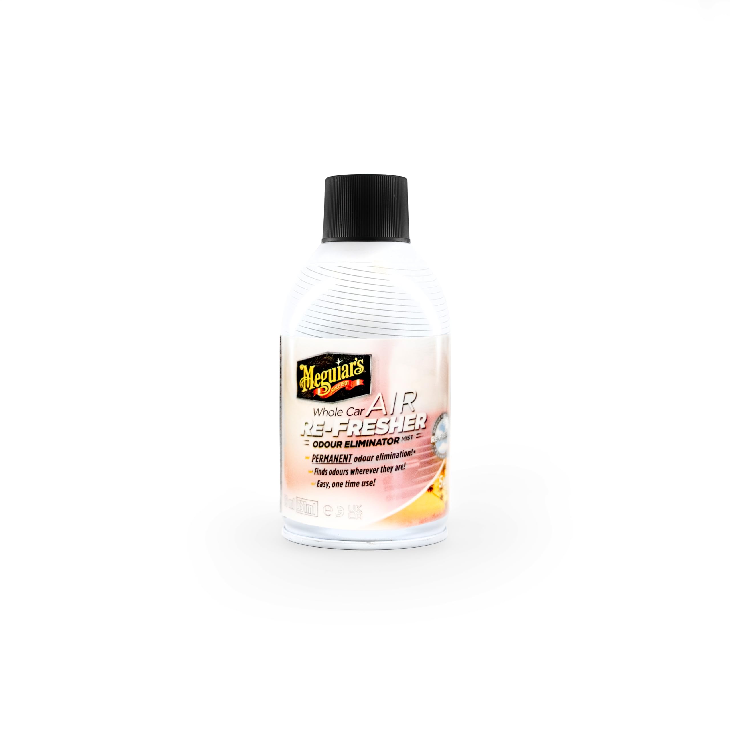 Meguiar's G201502EU Whole Car Air Re-Fresher Odour Eliminator Mist Fiji Sunset Scent Air Bomb 59ml