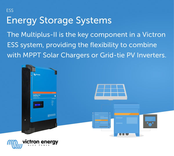 Victron Energy MultiPlus-II GX Pure Sine Wave Inverter Charger for 35 amp Battery, 3000VA 48-Volt 230V