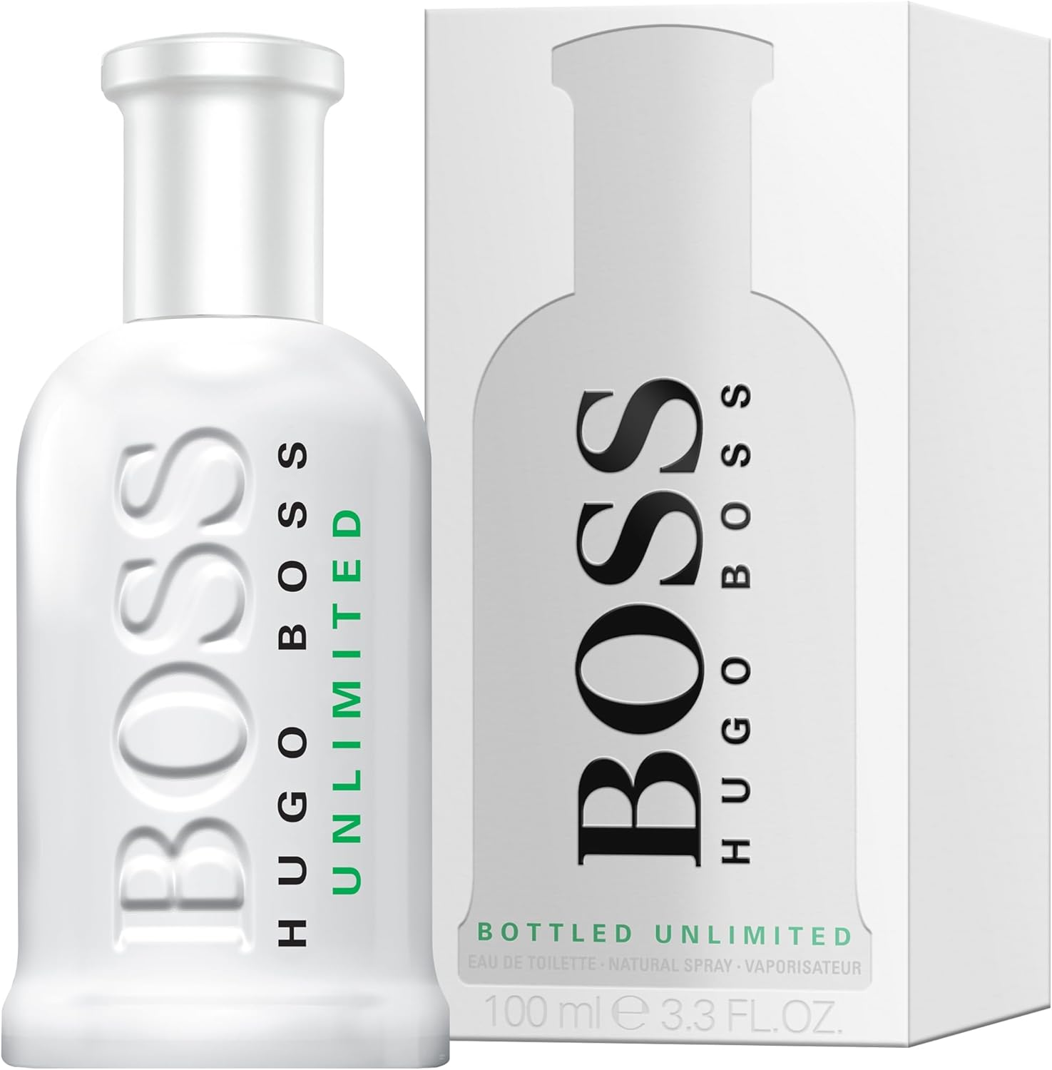BOSS Bottled Unlimited - Eau de Toilette for Him - Aromatic Fragrance With Notes Of Iced Violet Leaves, Pineapple, Sandalwood, Musk - Medium Longevity - 100ml