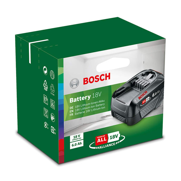 Bosch Battery pack PBA 18V 4.0Ah W-C (18 volt System, 4.0Ah, in Carton Packaging)