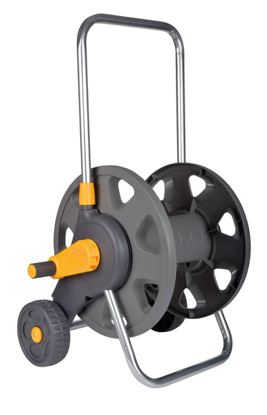 HOZELOCK - Cart Reel 60 m without Equipment : Max Capacity 60m, Reinforced Axis, Freestanding, Stable and Easy to Use, Integrated Handle, Supplied