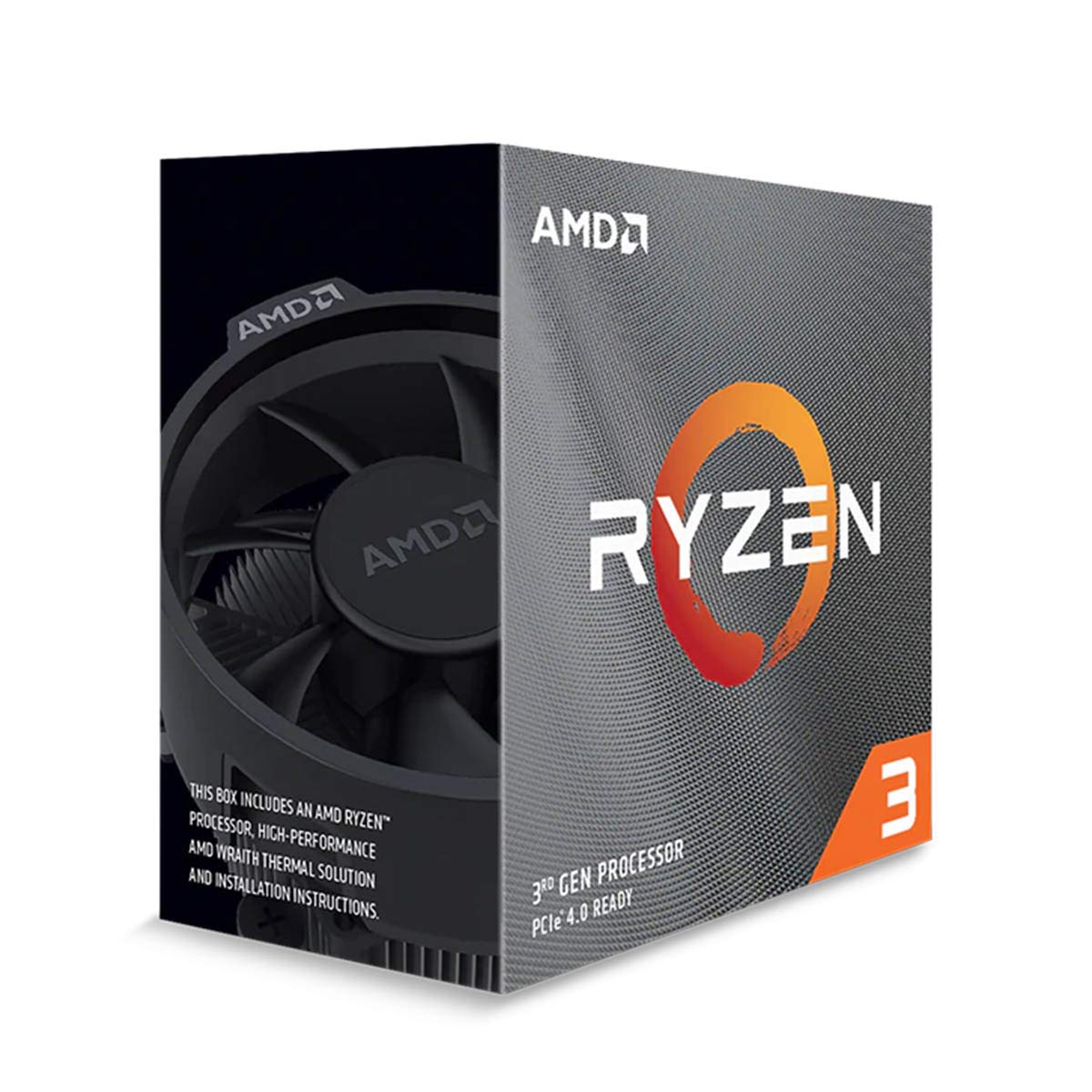 AMD Ryzensets 3 3200G processor (Radeon Vega 8 integrated GPU, 4 cores/4 threads, 65W TDP, AM4 socket, 6MB Cache, up to 4.0 Ghz max boost frequency , wraith stealth cooler)