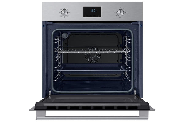 Samsung Series 4 Dual Cook Flex Smart Oven with Pyrolytic Cleaning, Colour: Stainless Steel, NV7B45305AS