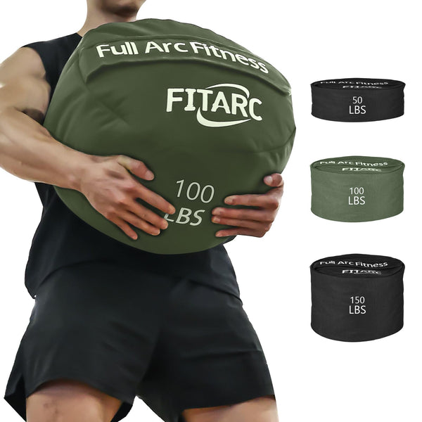 Fitarc Sand Bags for Weight Training,Sandbags for Fitness,Sandbags for Weight Training,Round Sandbag,Sandbag Workout Bag,Cross-Training & Exercise,