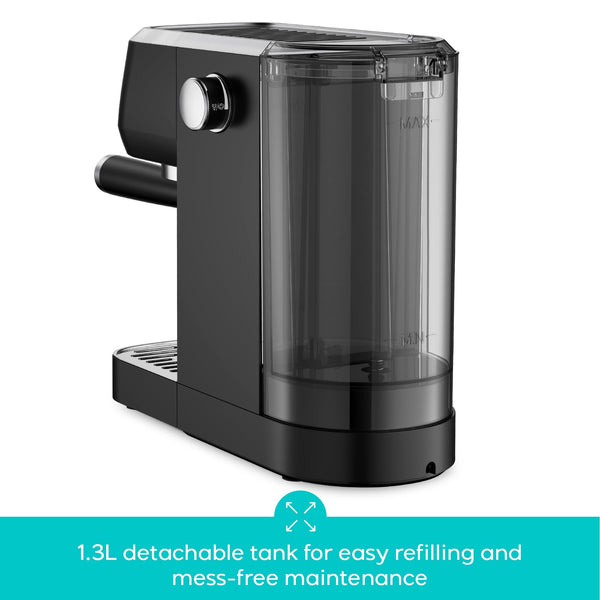 CASABREWS 3700 Essential Espresso Machine 20 Bar, Stainless Steel Cappuccino & Latte Machine with Steam Frother for Home, 1.3L Water Tank, Silver