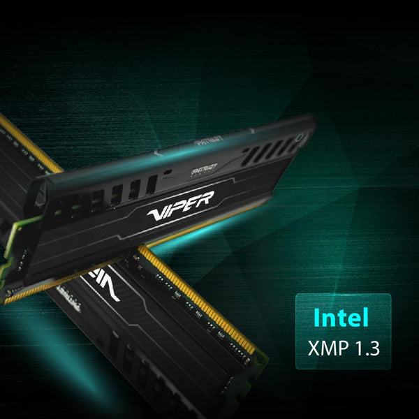 Patriot 16GB(2x8GB) Viper III DDR3 1866MHz (PC3 15000) CL10 Desktop Memory With Black Mamba Heatsink - PV316G186C0K