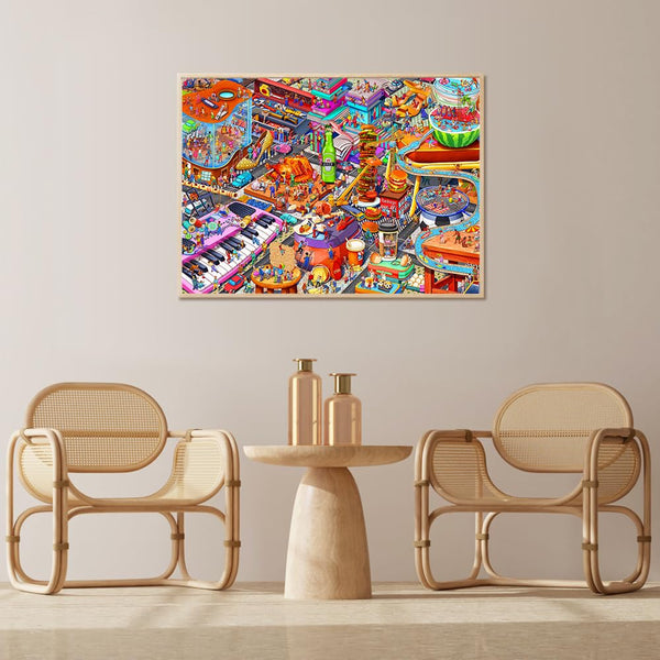 HUADADA Jigsaw Puzzles for Adults 1000 Piece Jigsaw Puzzles for Adults,JigsawPuzzle 1000 Pieces for Adults Challenging Puzzle Games ?Northern Lights in Norway