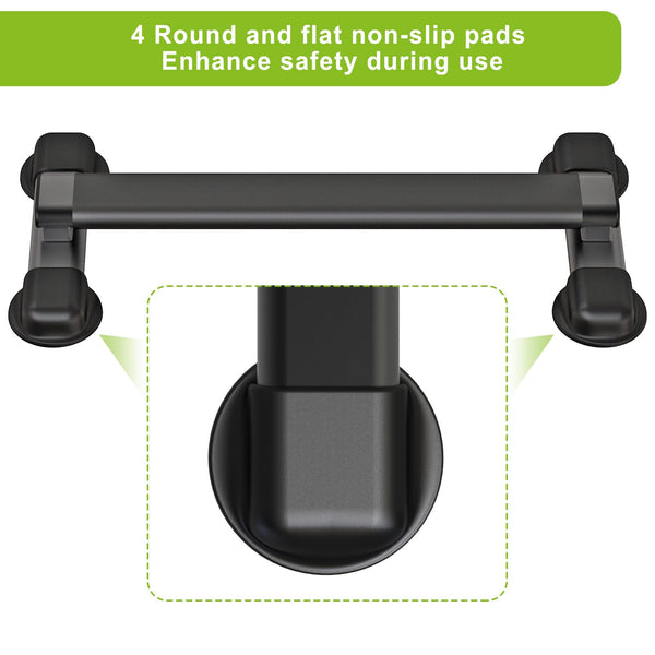 Kipika Calf Raise Bar - Standing Calf Raise Machine for Home and Gym - Calf Stretching Squat, Foot Stretch, Dip Exercises - Anti-Slip Solid Calf Block